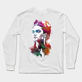 woman portrait Long Sleeve T-Shirt